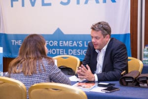 Supplier meeting one of EMEA’s top luxury hotel designers