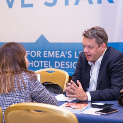 Supplier meeting one of EMEA’s top luxury hotel designers